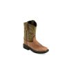 Cowboy Boots * | Exclusive Design Old West Boys' Youth Work Square Toe