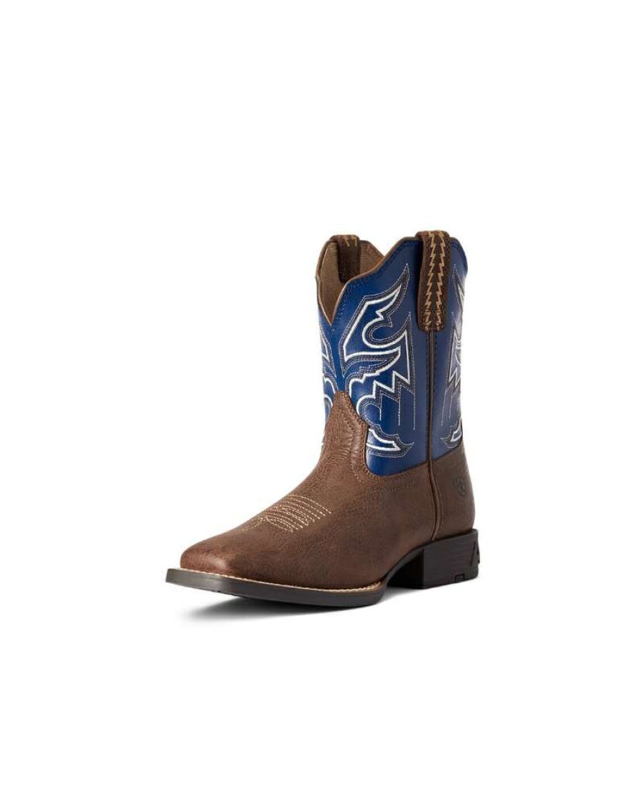 Cowboy Boots * | Cheap Online Ariat Kids' Youth Sorting Pen Choc/Navy