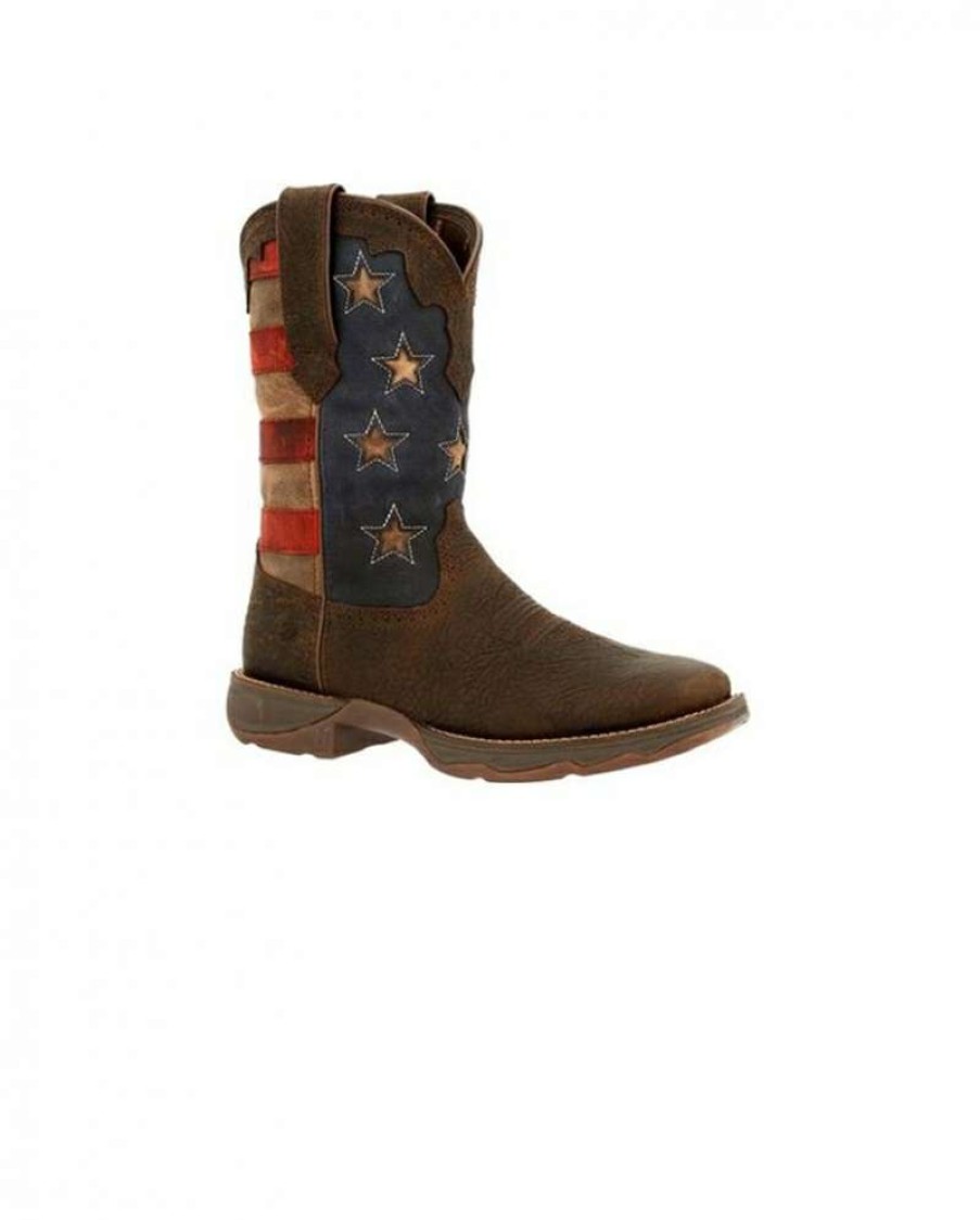 Cowboy Boots * | New Arrivals Durango Ladies' Rebel Vintage Flag Boot