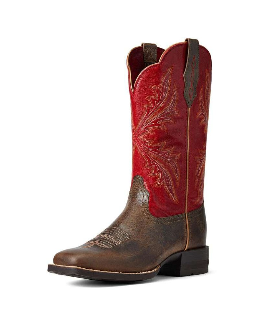 Cowboy Boots * | Discount Store Ariat Ladies' West Bound Sable Boot