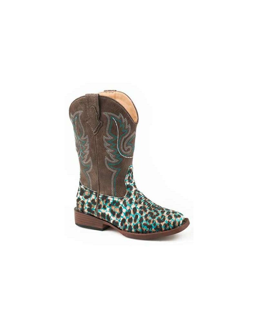 Cowboy Boots * | New Arrivals Roper Kids' Cross Cut Brown Boot