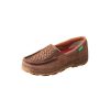 Cowboy Boots * | Opening Sales Slip-On Driving Moc Woven Brown & Coffee