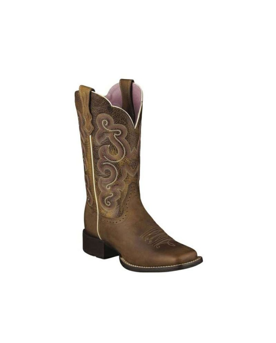 Cowboy Boots * | Latest Ariat Ladies' Quickdraw Wicker Boots