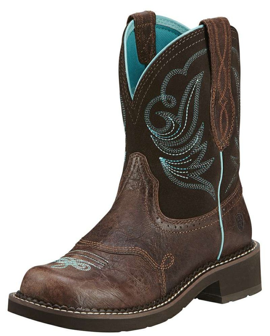 Cowboy Boots * | Cheap Online Ariat Ladies' Fatbaby Heritage Daper Boots