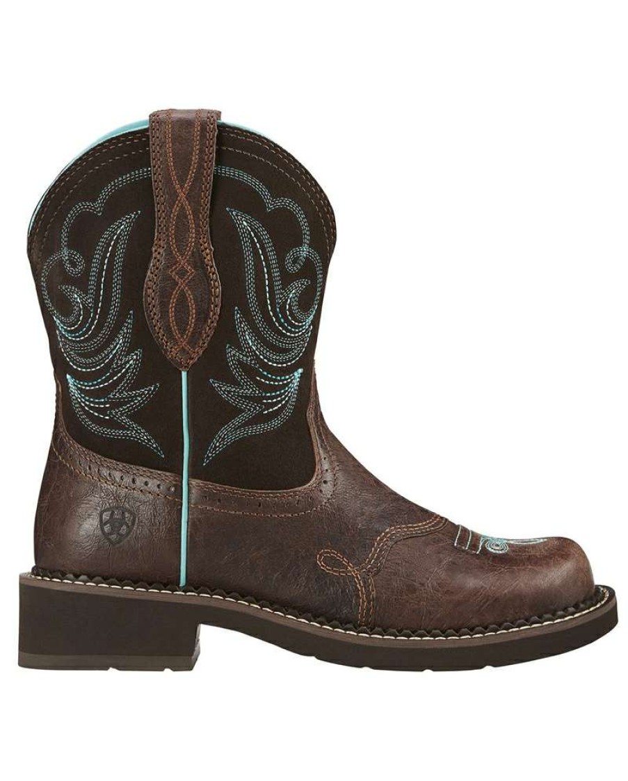 Cowboy Boots * | Cheap Online Ariat Ladies' Fatbaby Heritage Daper Boots