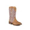 Cowboy Boots * | Crazy Deals Roper Girls' Glitter Geo Boots