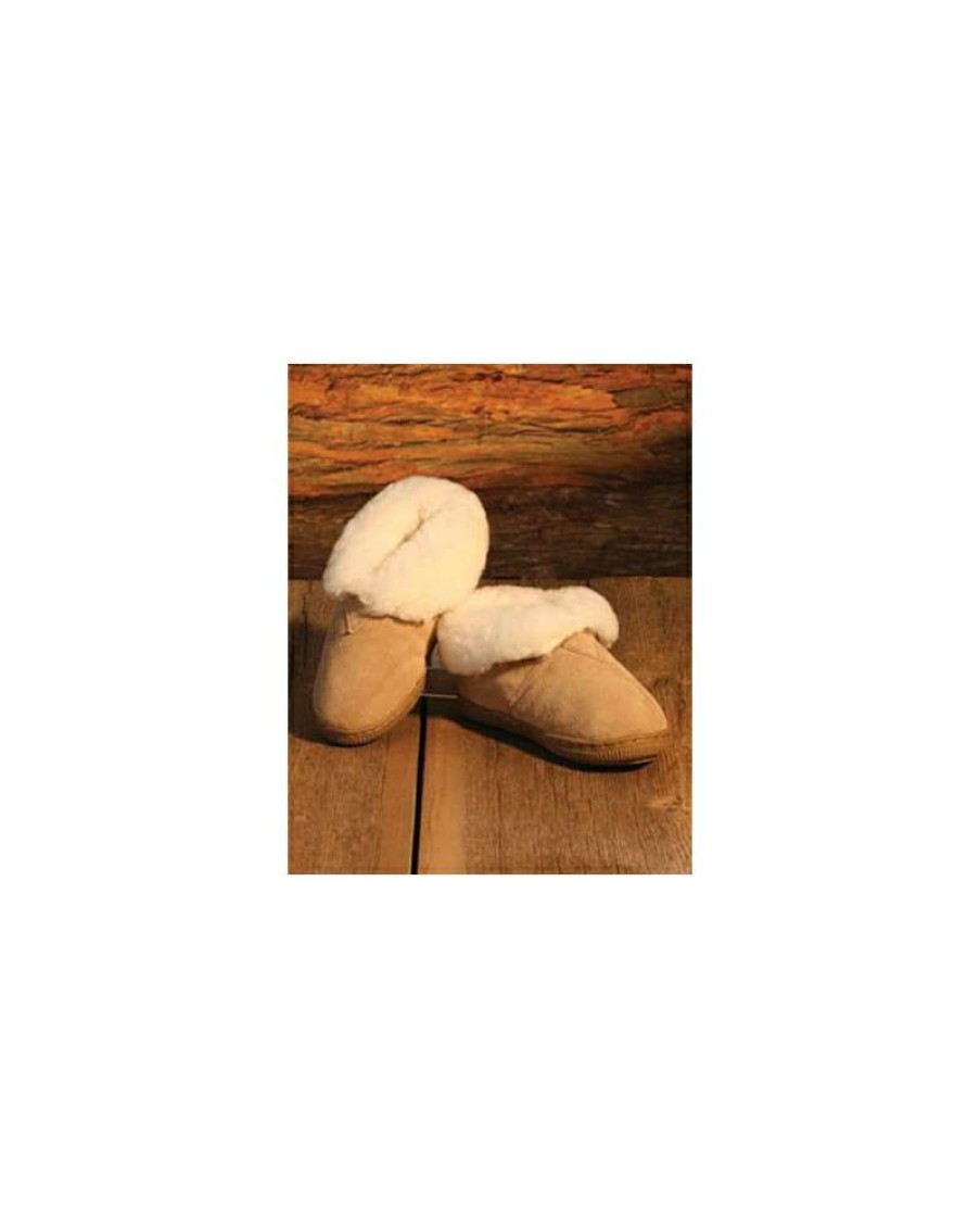 Cowboy Boots * | Limited Edition Old Friend Kids' Sheepskin & Suede Booties Child And Youth