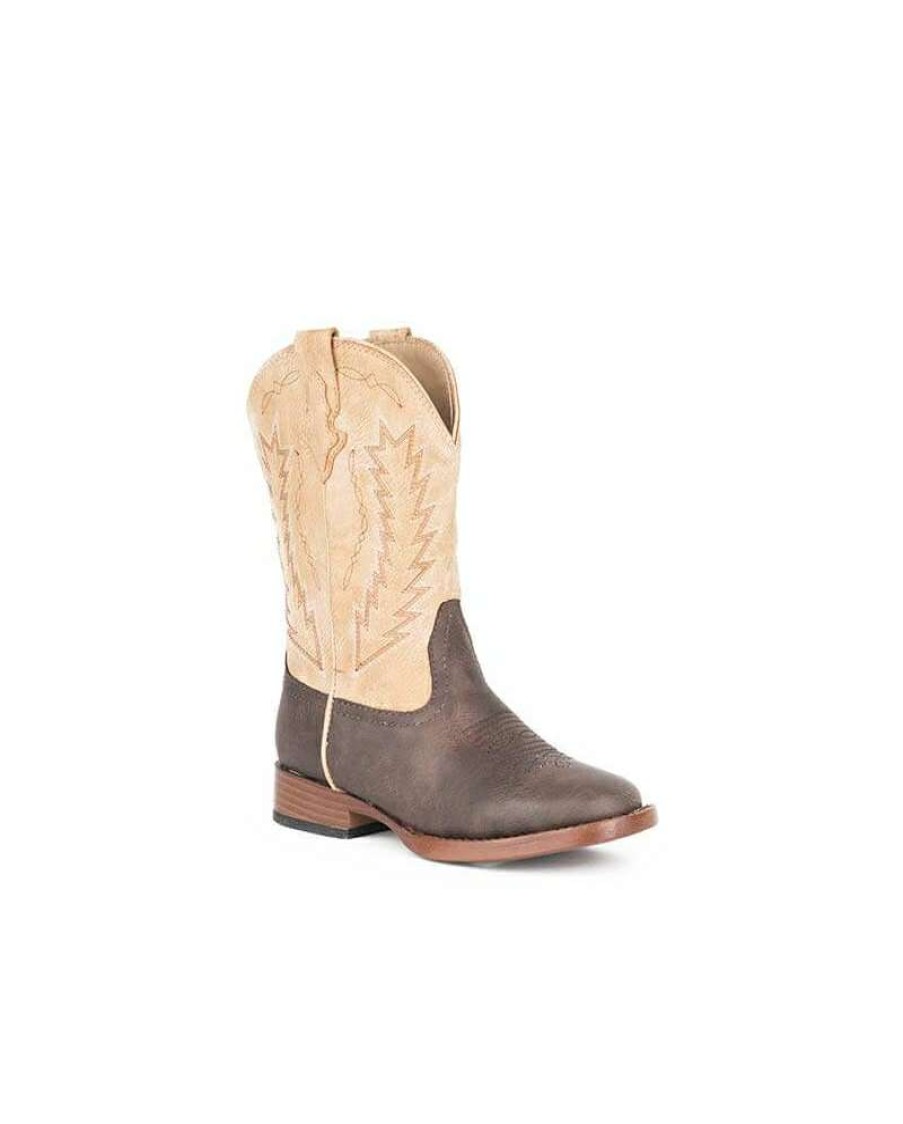 Cowboy Boots * | Bestsellers Roper Kids' Billy Brown Boots