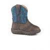 Cowboy Boots * | Latest Roper Boys' Infant Brown/Navy Square Toe