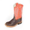 Cowboy Boots * | Latest Anderson Bean Boot Company Kids' Dakota Brown Red Top Boots