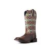 Cowboy Boots * | Discount Store Ariat Ladies' Pendleton Circuit Square Toe