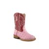 Cowboy Boots * | Fashion Roper Girls' Toddler Pink Ostrich Boots