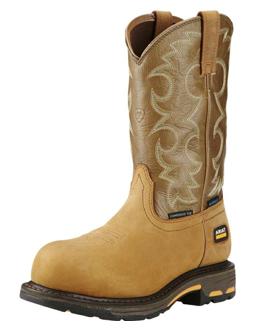 Workwear * | Crazy Deals Ariat Ladies' Workhog Waterproof Composite Toe Boots